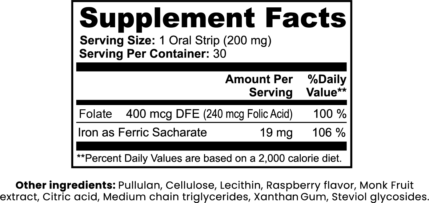 HEME-01 // IRON ORAL STRIPS